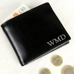 Personalised Initials Leather Wallet: 1 - Wallets & Money Clips By Gift Moments