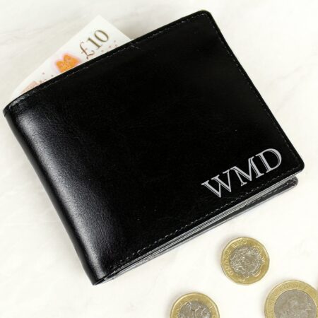 Personalised Initials Leather Wallet: 1 - Wallets & Money Clips By Gift Moments