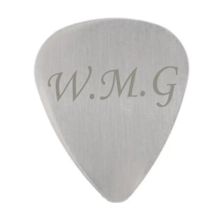 Personalised Initials Silver Plectrum: 5 - Keepsakes By Gift Moments