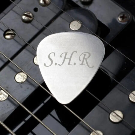 Personalised Initials Silver Plectrum: 1 - Keepsakes By Gift Moments