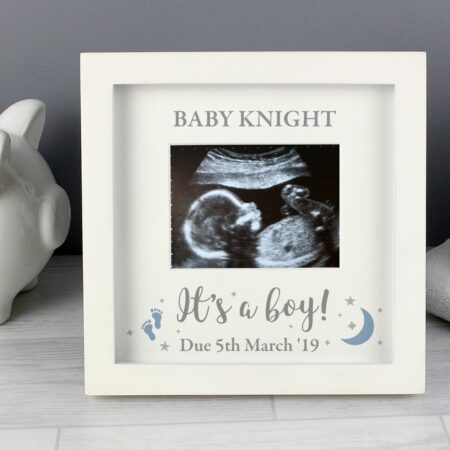 Personalised ’It’s A Boy’ Baby Scan Frame: 1 - Photo Frames By Gift Moments