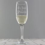 Personalised ’It’s Time for Prosecco’ Flute: 1 - Champagne Flutes By Gift Moments