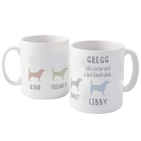 Personalised Jack Russell Dog Breed Mug: 4 - Mugs By Gift Moments