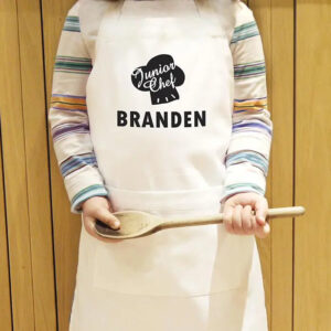 Personalised Junior Chef Childrens Apron: 1 - Aprons By Gift Moments