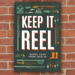 Personalised Keep It Reel Metal Sign: 1 - Signs & Plaques By Gift Moments