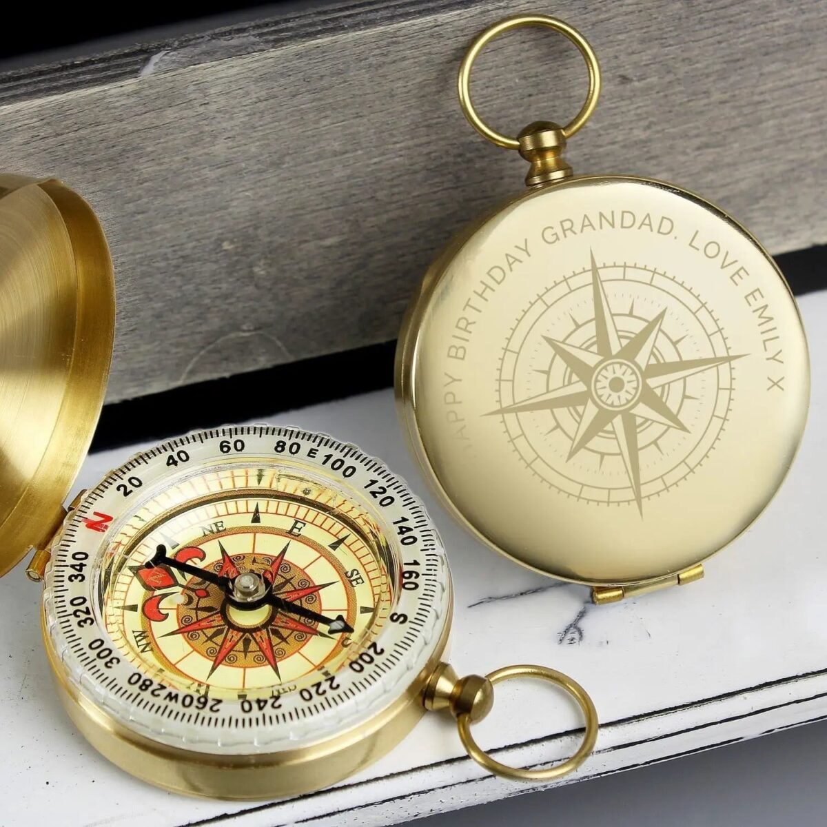Personalised keepsake compass