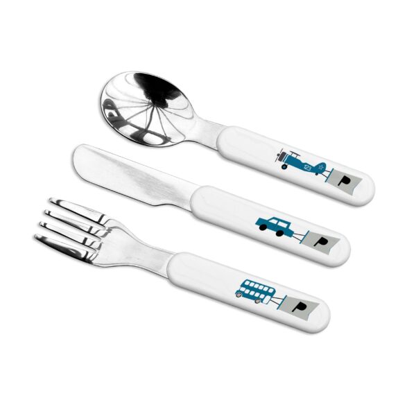 Personalised Kids Adventure Metal Cutlery Set: 2 - Cutlery Sets By Gift Moments