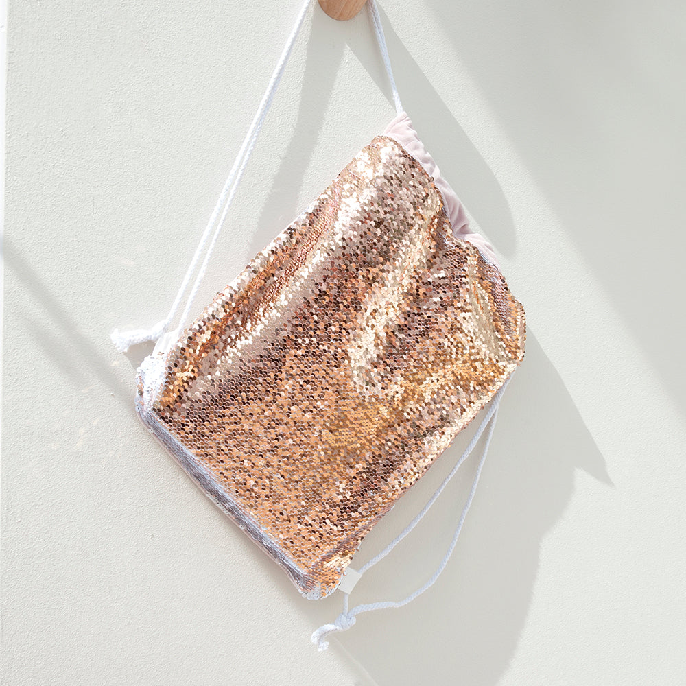 Personalised kids hidden message sequin bags