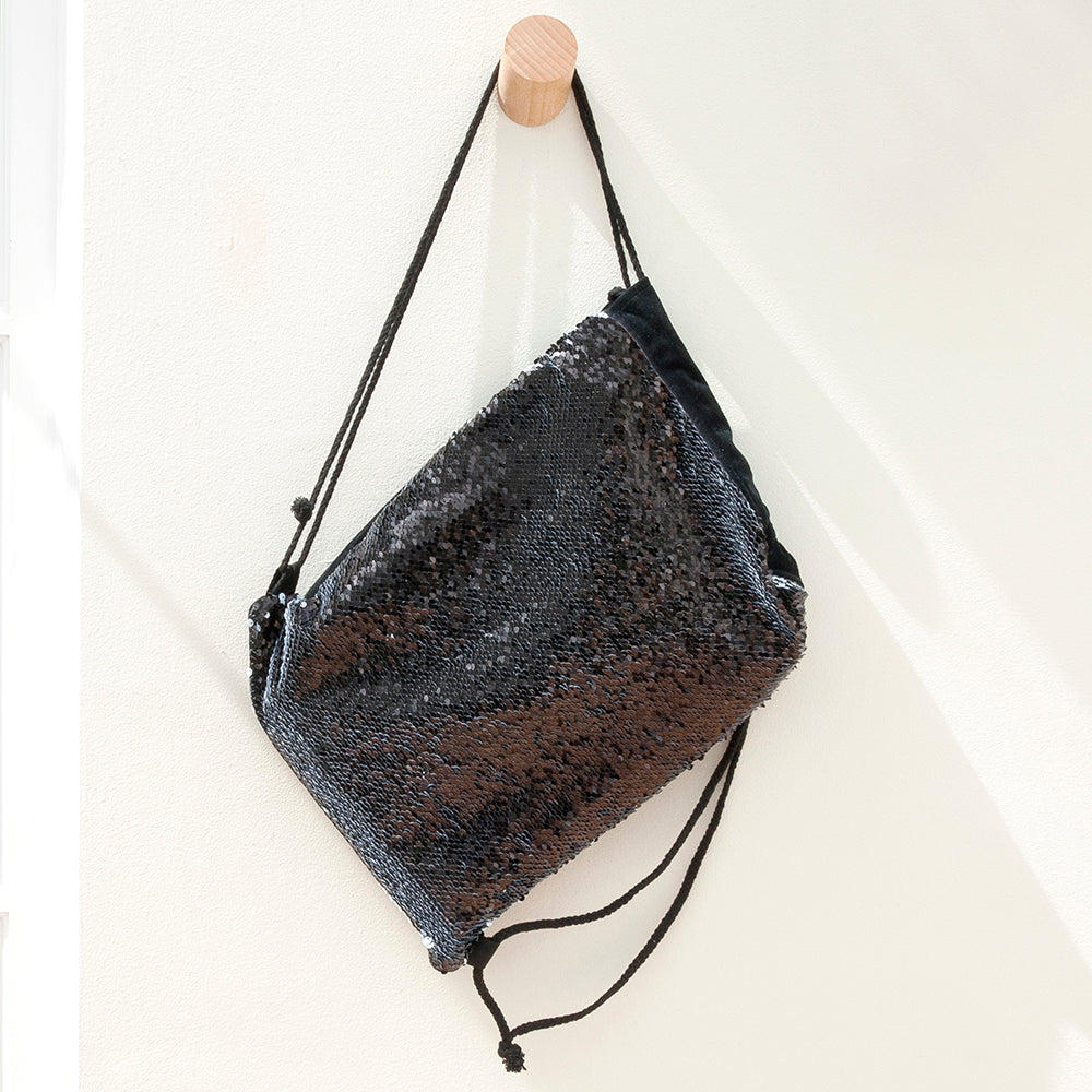 Personalised kids hidden message sequin bags