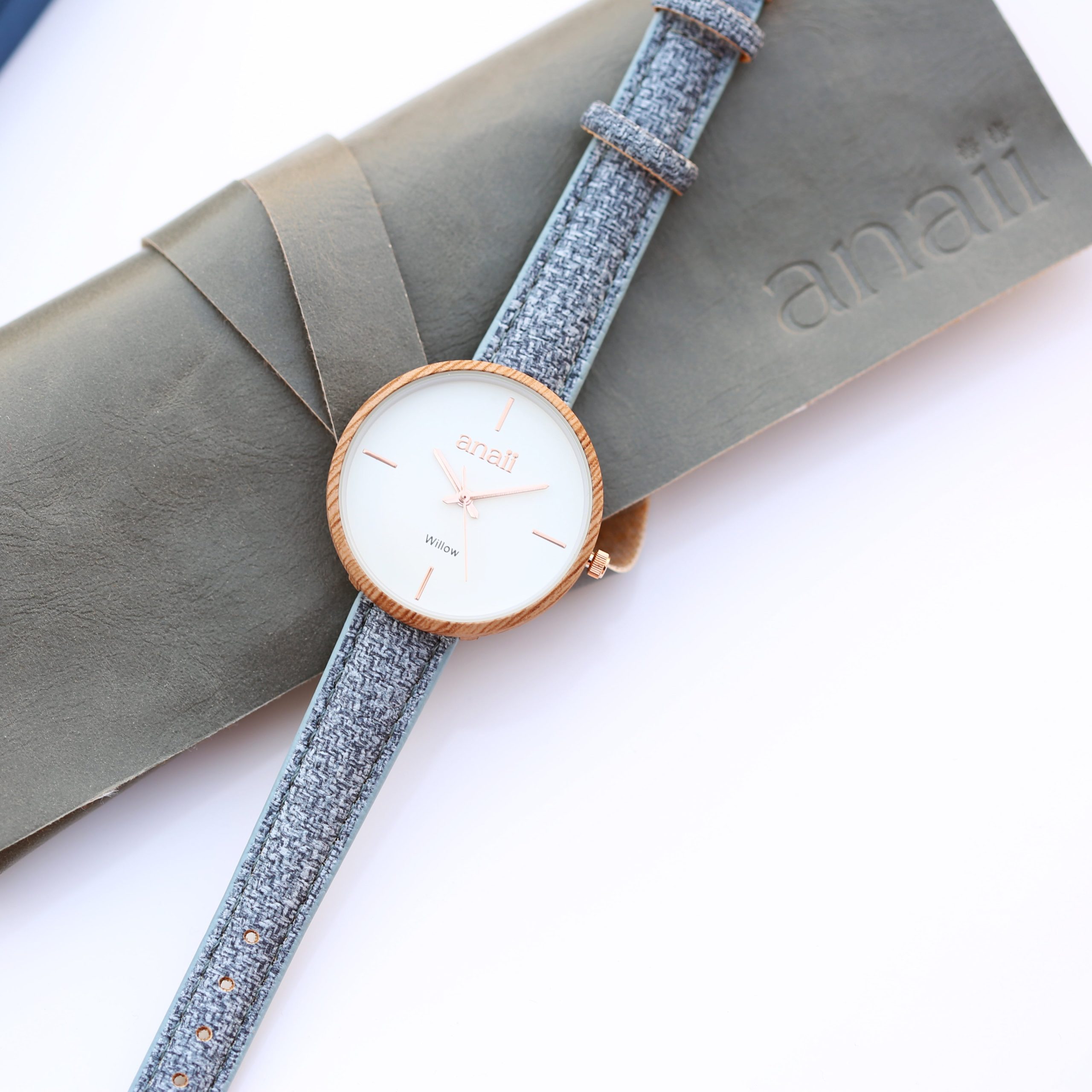 Personalised Ladies Anaii Watch Lake Blue: 1 - Watches By Gift Moments
