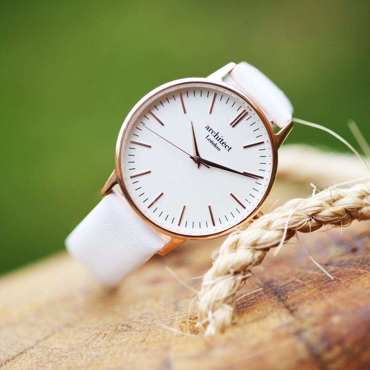 Personalised Ladies Architēct Blanc Watch White: 1 - Watches By Architect Watches