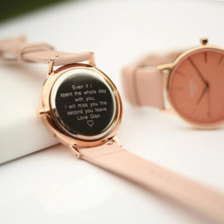 Personalised Ladies Architēct Coral Watch Light Pink: 4 - Watches By Architect Watches