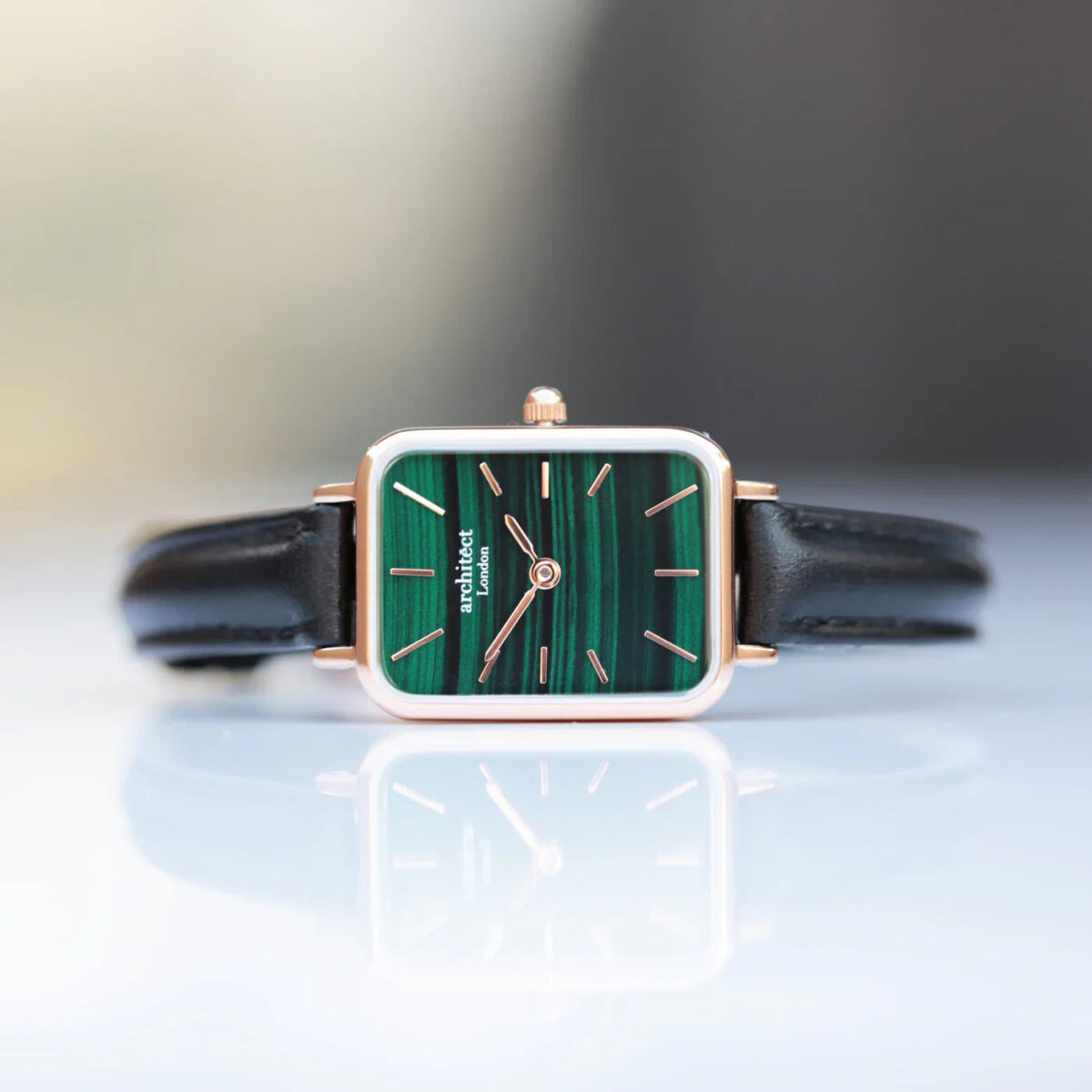 Personalised Ladies Architēct Lille Watch Pine Green: 3 - Watches By Architect Watches