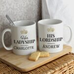 Personalised Ladyship and Lordship Mug Set: 1 - Mugs By Gift Moments