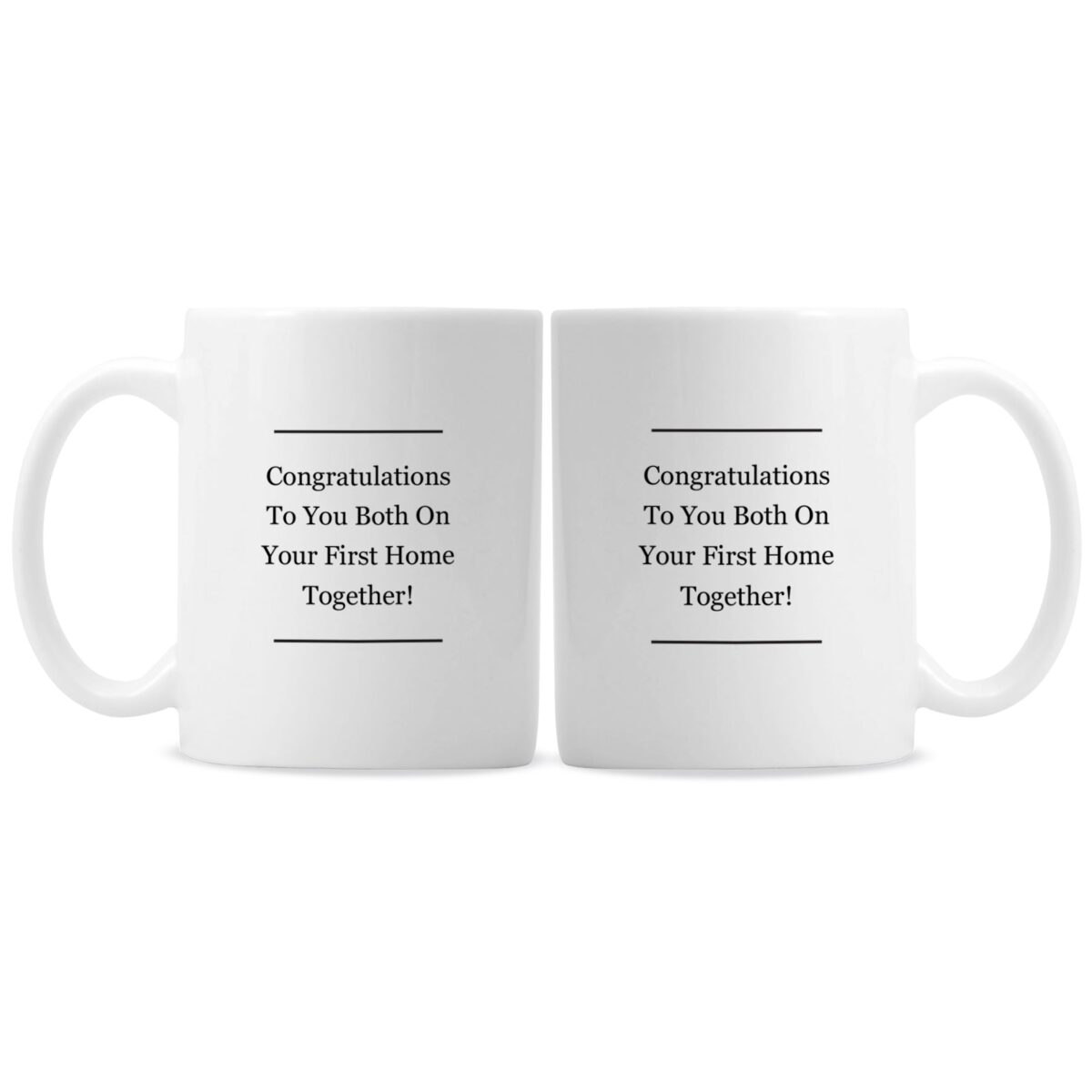 Personalised Ladyship and Lordship Mug Set: 6 - Mugs By Gift Moments