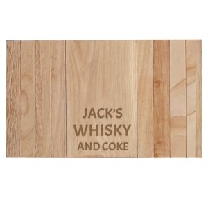 Personalised Large Free Text Wooden Sofa Tray: 4 - Coasters By Gift Moments