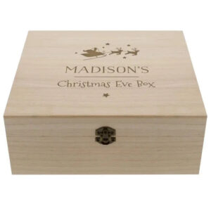 Personalised Large Wooden Christmas Eve Box: 7 - By Gift Moments