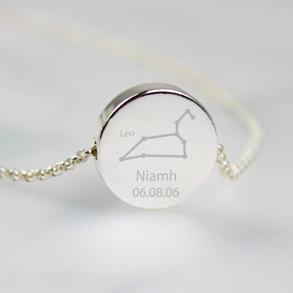 Personalised Leo Zodiac Star Sign Necklace (Jul 23rd - Aug 22nd): 5 - Necklaces By Gift Moments
