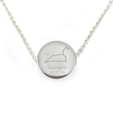 Personalised Leo Zodiac Star Sign Necklace (Jul 23rd - Aug 22nd): 8 - Necklaces By Gift Moments