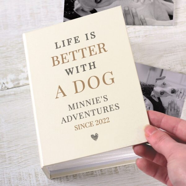 Personalised Life is Better With 6x4 Photo Album with Sleeves: 1 - Photo Albums By Gift Moments