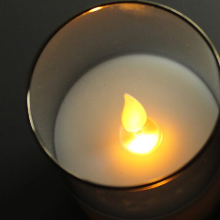 Personalised Life & Love Memorial Smoked LED Candle: 6 - LED Lighting By Gift Moments