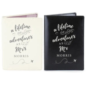 Personalised Lifetime of Adventures Couples Passports: 2 - Passport Holders By Gift Moments