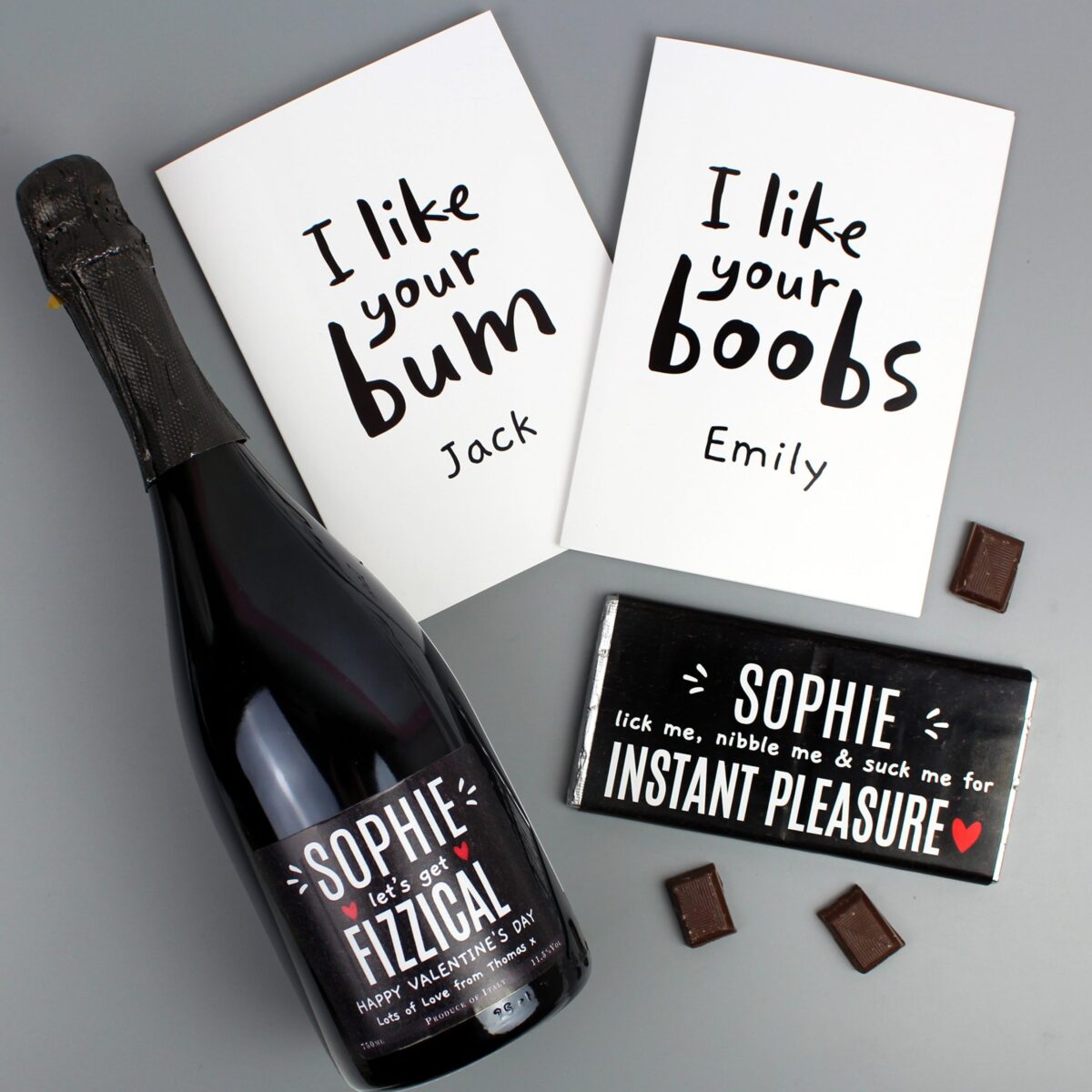 Personalised I Like Your Bum Card: 4 - Greeting Cards By Gift Moments