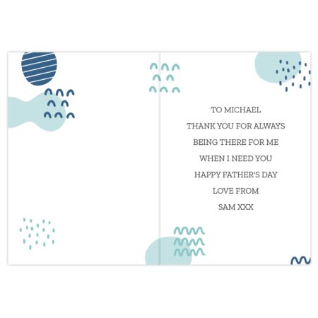 Personalised Like A Dad To Me Card: 3 - Greeting Cards By Gift Moments