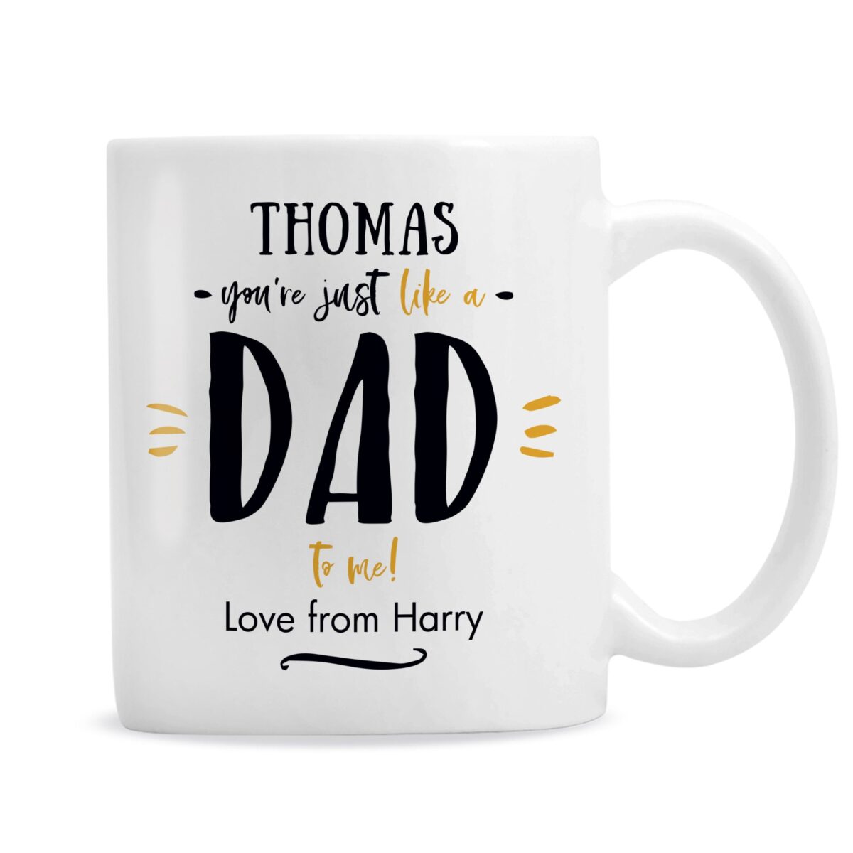 Personalised Just Like A Dad Mug: 2 - Mugs By Gift Moments