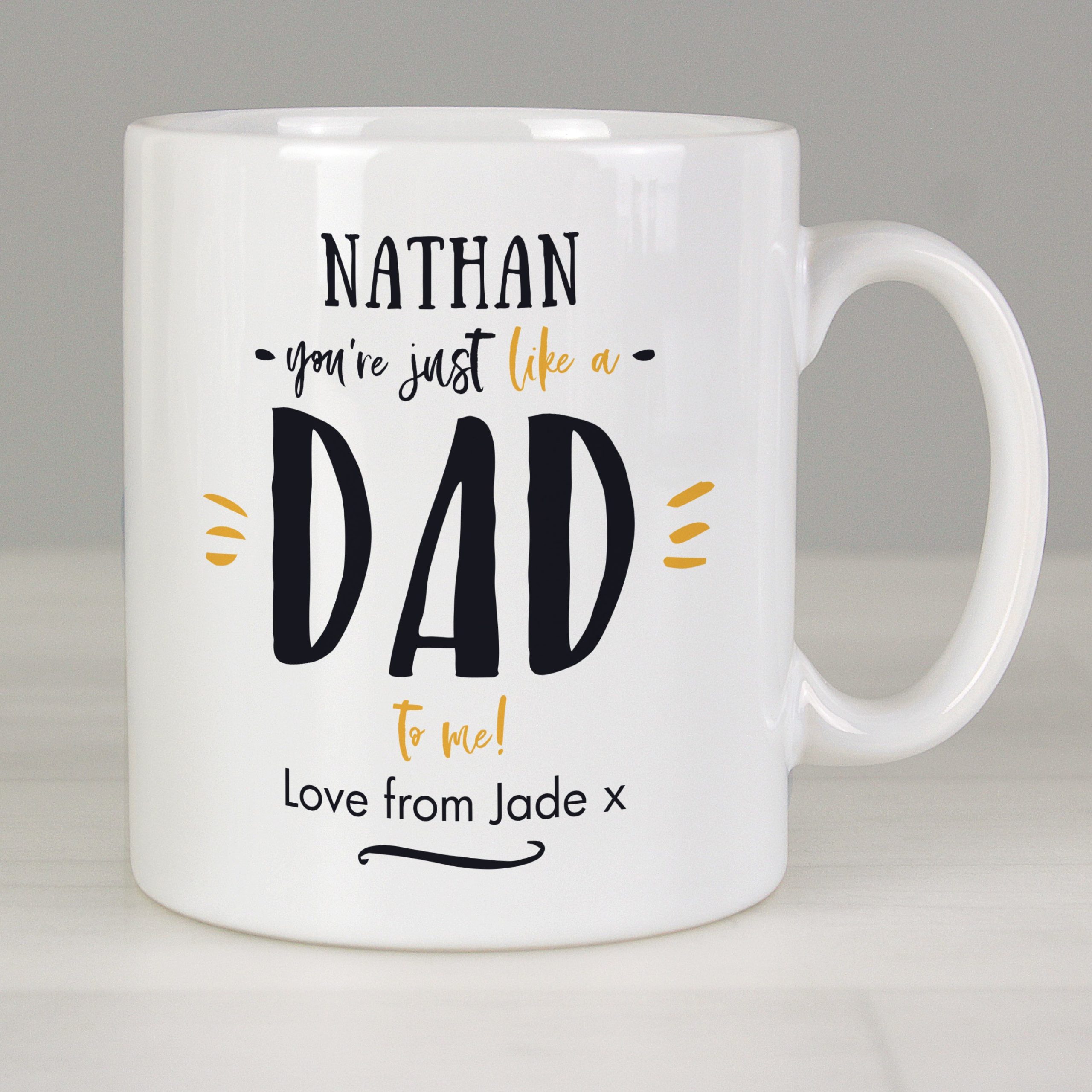 Personalised Just Like A Dad Mug: 1 - Mugs By Gift Moments
