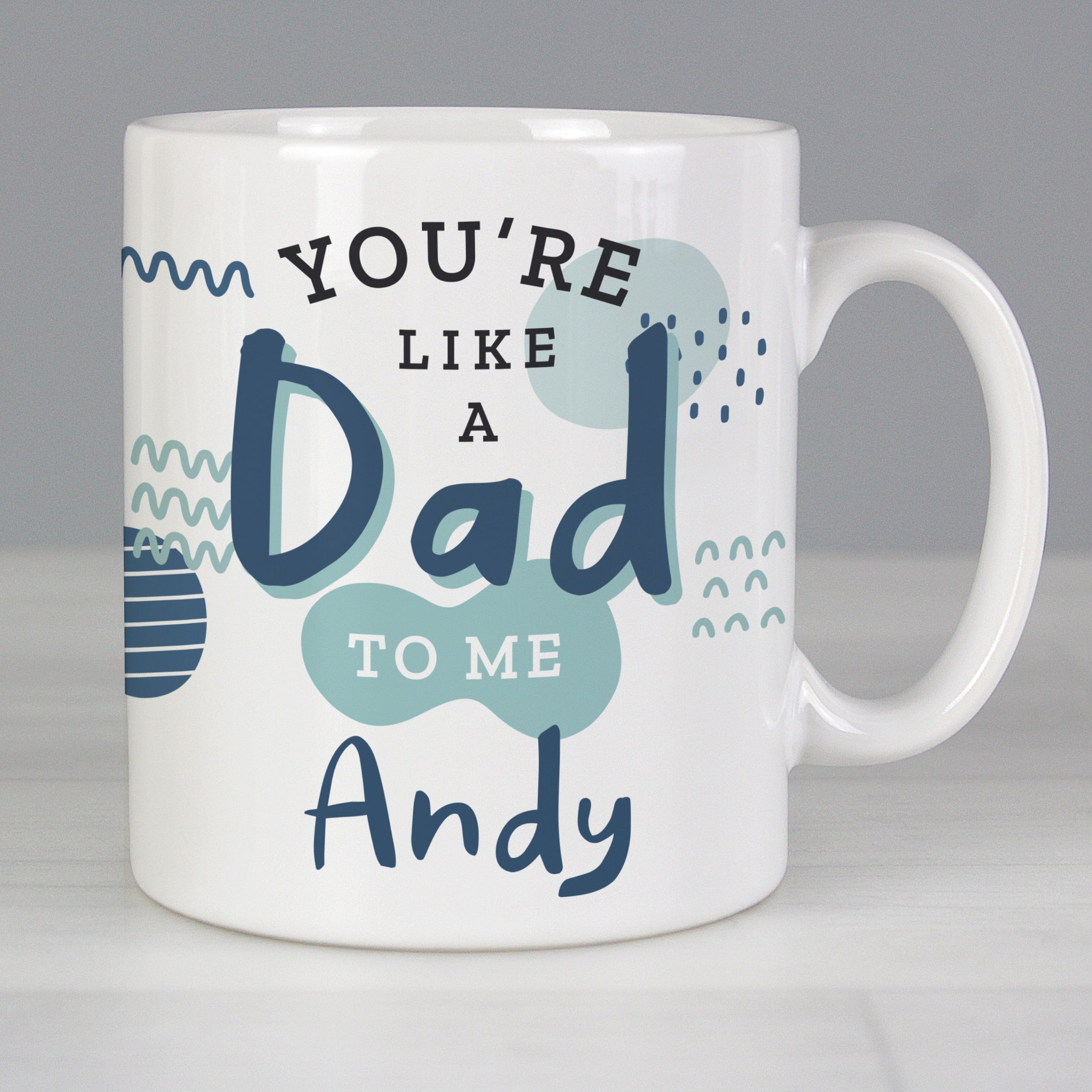 Personalised Like A Dad To Me Mug: 1 - Mugs By Gift Moments