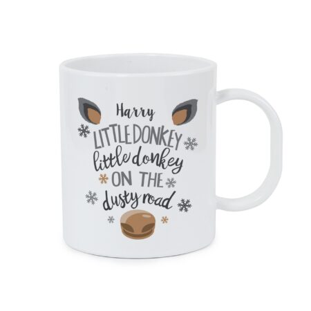 Personalised Little Donkey Plastic Mug: 5 - Plastic Mugs By Gift Moments