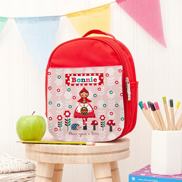 Personalised Little Red Riding Hood Lunch Bags: 1 - Red - Lunch Boxes & Bags By Gift Moments