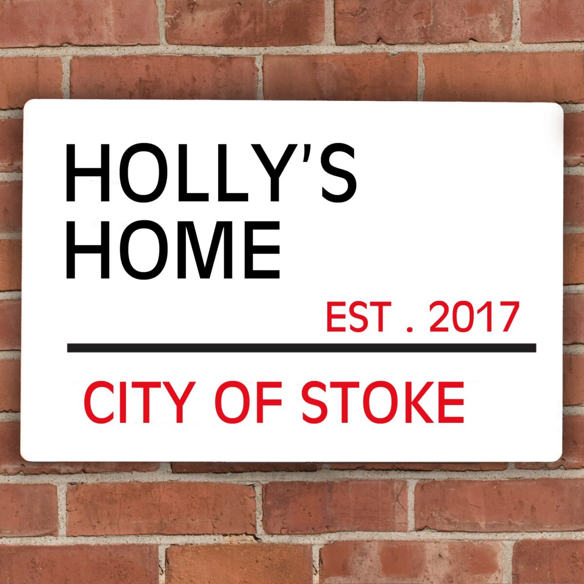 Personalised london street sign