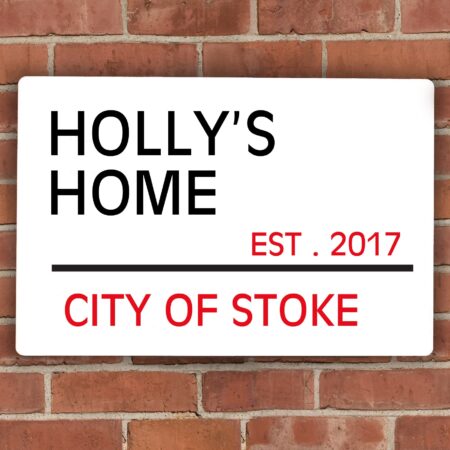 Personalised london street sign