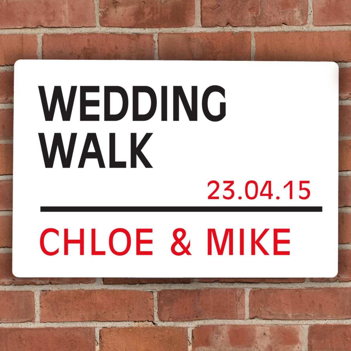 Personalised london street sign