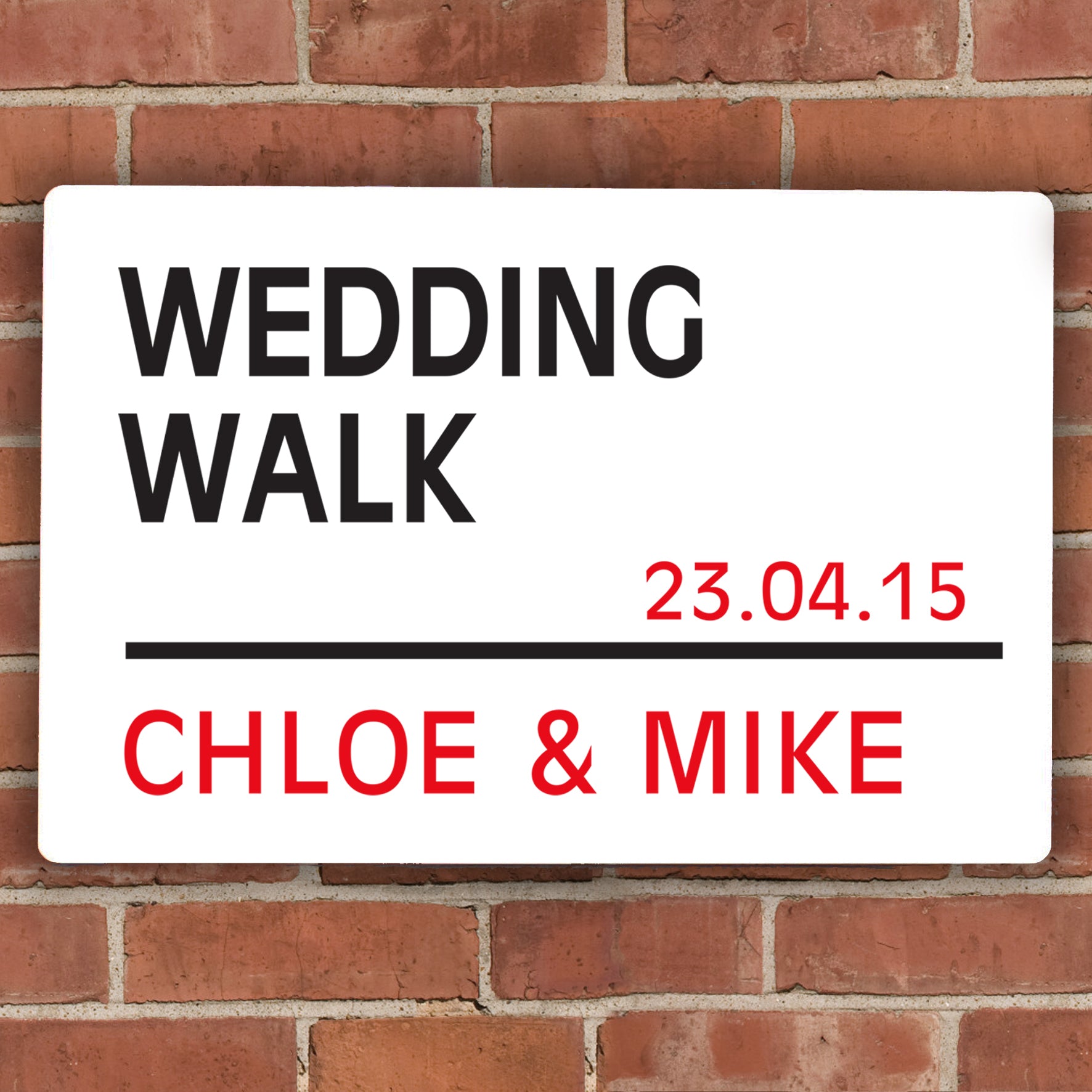 Personalised london street sign