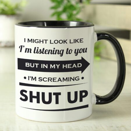 Personalised Look Like I’m Listening Mug: 4 - Mugs By Gift Moments