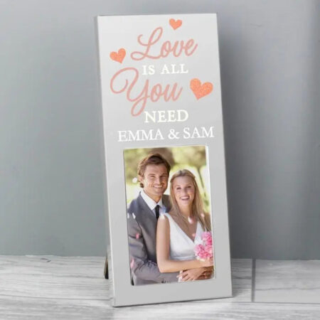 Personalised ’Love is All You Need’ 2x3 Photo Frame: 3 - Photo Frames By Gift Moments