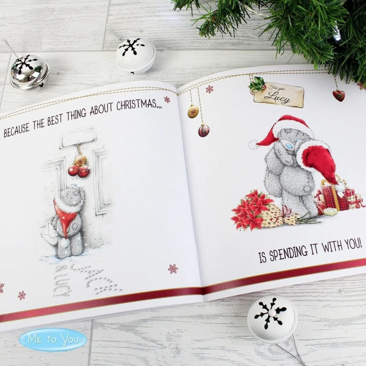 Personalised Me to You The One I Love at Christmas Poem Book: 3 - Books