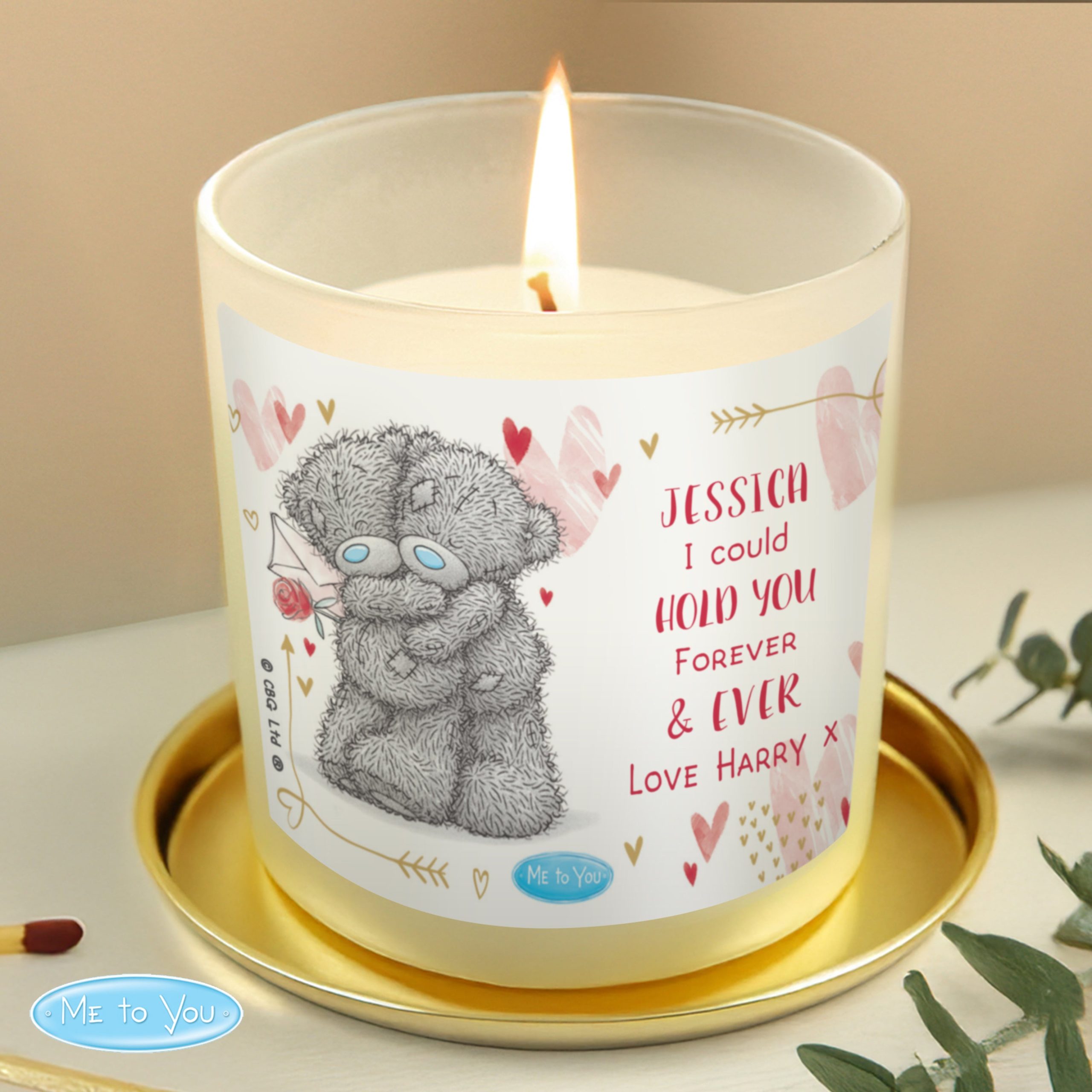 Personalised Me To You Love Forever Scented Jar Candle: 1 - Candles