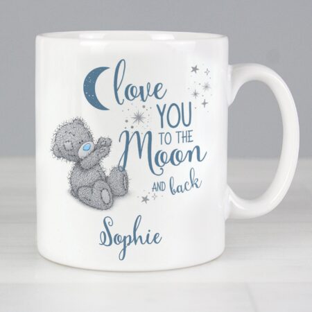 Personalised love moon back mug