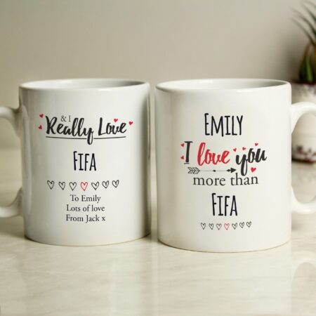 Personalised I Love You More Than... Mug: 9 - Mugs By Gift Moments