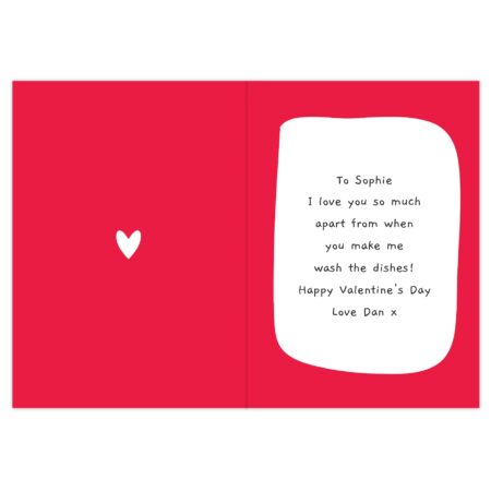 Personalised Love You - Most Of The Time Card: 3 - Greeting Cards By Gift Moments