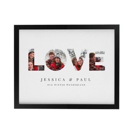 Personalised LOVE Photo Framed Prints: 8 - Framed Prints By Gift Moments