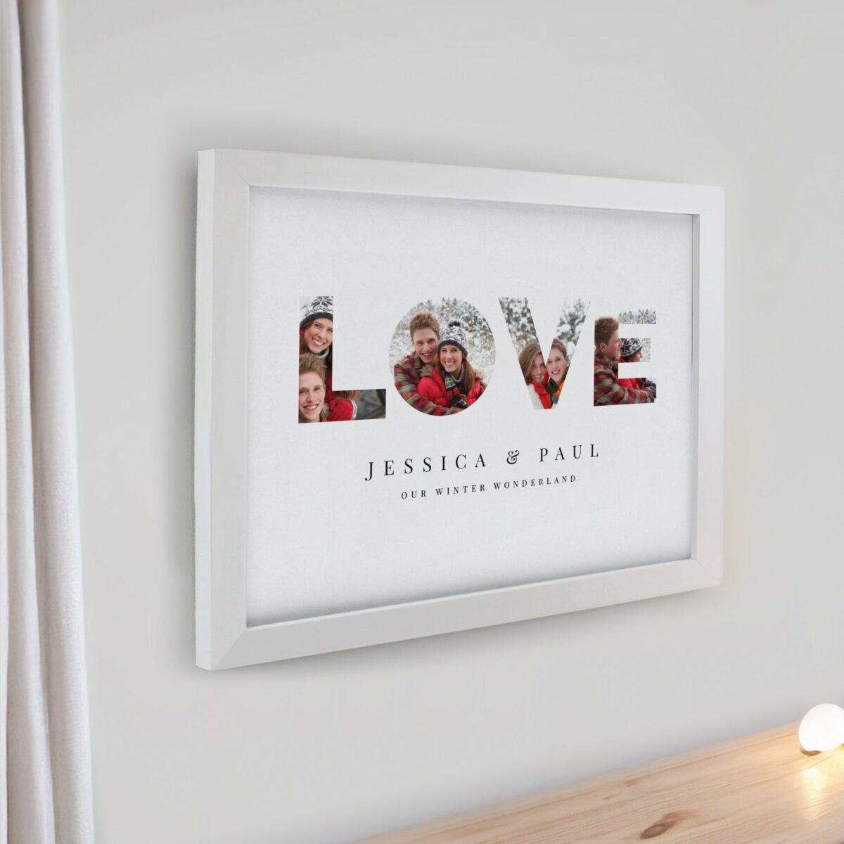 Personalised LOVE Photo Framed Prints: 6 - Framed Prints By Gift Moments
