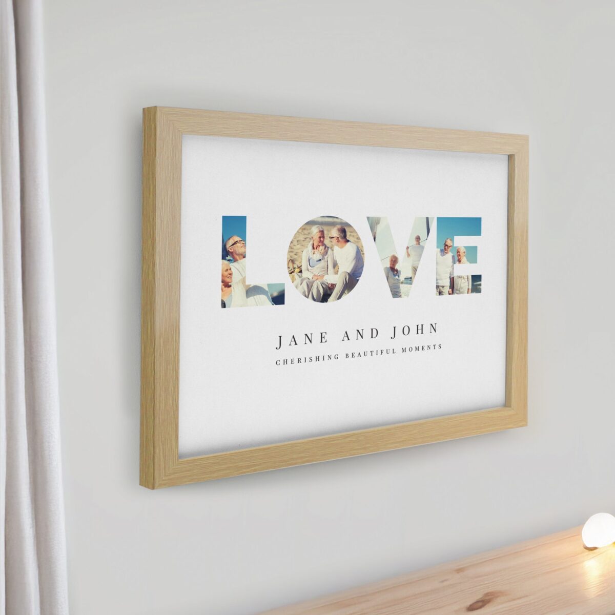 Personalised LOVE Photo Framed Prints: 4 - Framed Prints By Gift Moments