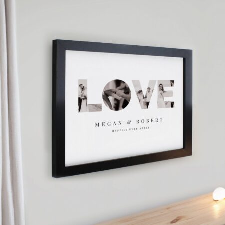 Personalised LOVE Photo Framed Prints: 5 - Framed Prints By Gift Moments