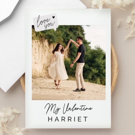 Personalised Love You Photo Upload Greeting Card: 4 - Greeting Cards By Gift Moments