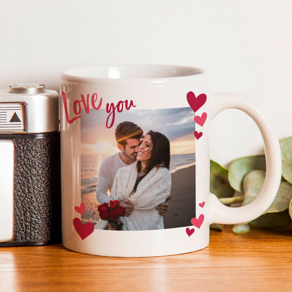 Personalised Love You Photo Upload Mug: 1 - Mugs By Gift Moments